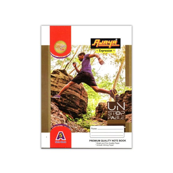 Ajaya A5 Notebook - 80 Pages, Single Line