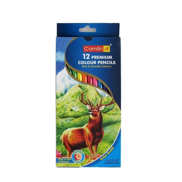 Camel Premium Colour Pencils - 12 Shades