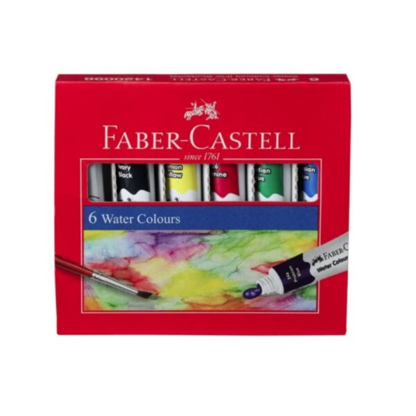 Faber-Castell Water Colour Tubes - 6 Shades