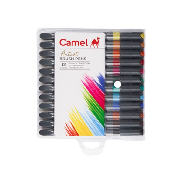 Camel Artist Brush Pens – 12 Shades