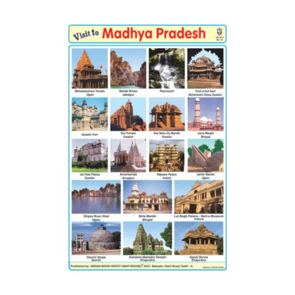 Madhya Pradesh – Cut & Paste Educational Chart Paper