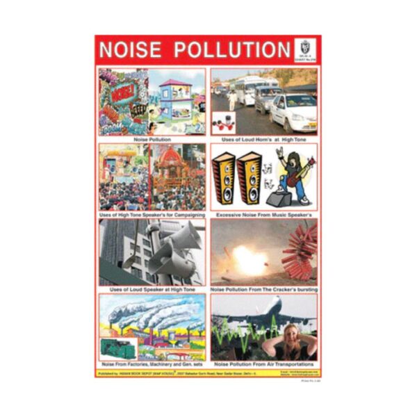 Noise Pollution – Cut & Paste Educational Chart Paper