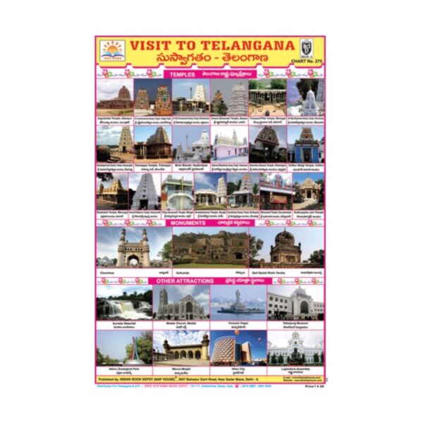 Visit to Telangana – Cut & Paste Educational Chart Paper
