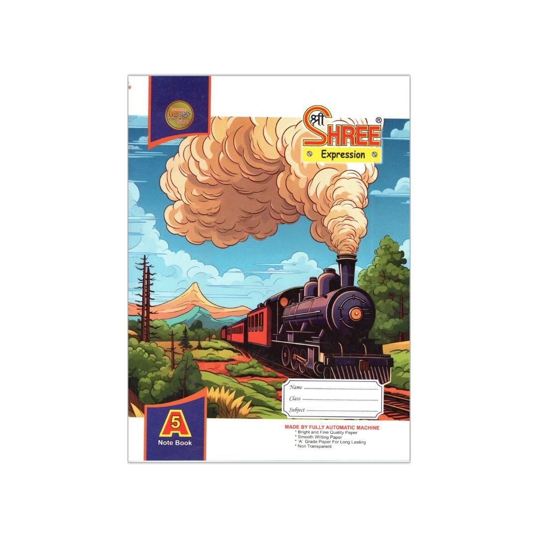 Shree A5 Notebook – 104 Pages, Single Line – Aamantran Stores