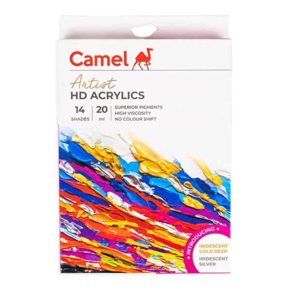 Camel Artist HD Acrylics – Pack of 14 Shades