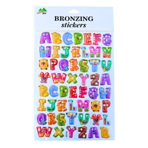 Alphabets Puffy Stickers