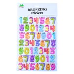 Numbers Puffy Sticker