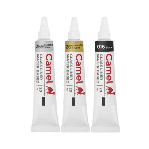 Camel Glass Liner – Individual Tube (Black, Gold, Silver)