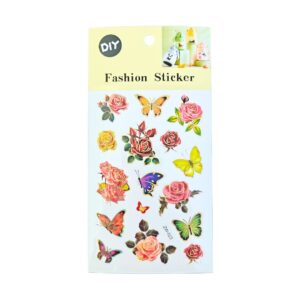 Fashion Craft Butterflies and Flowers Stickers