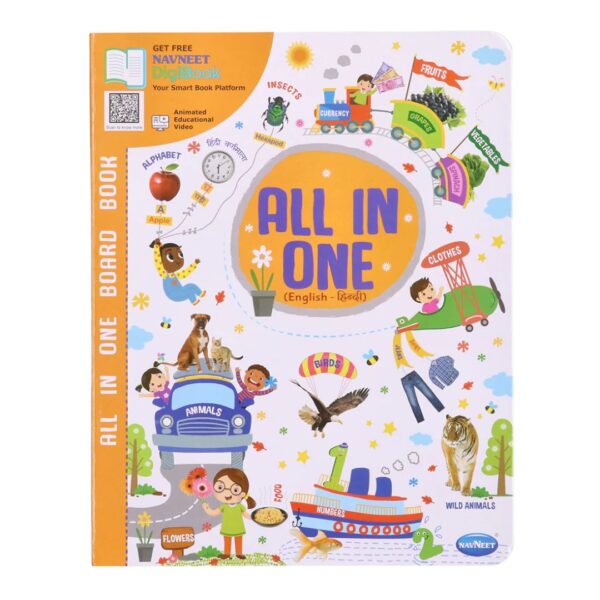 Navneet All In One Board Book (Hindi) – Bilingual Learning for Kids