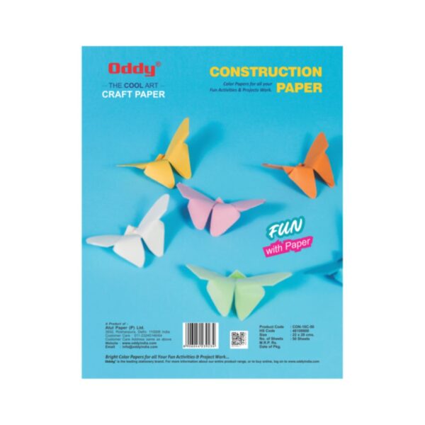 Oddy Origami Sheets – 22 x 28 cm Fluorescent (50 Sheets)
