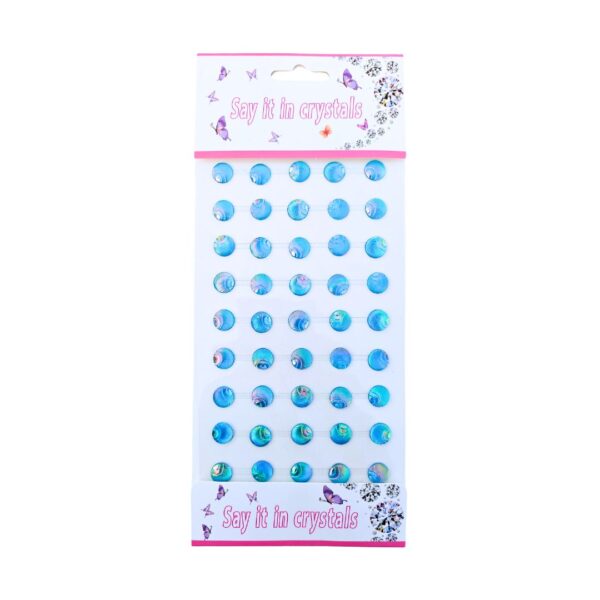 Shell Shaped Self-Adhesive Stones for Project – Blue Theme