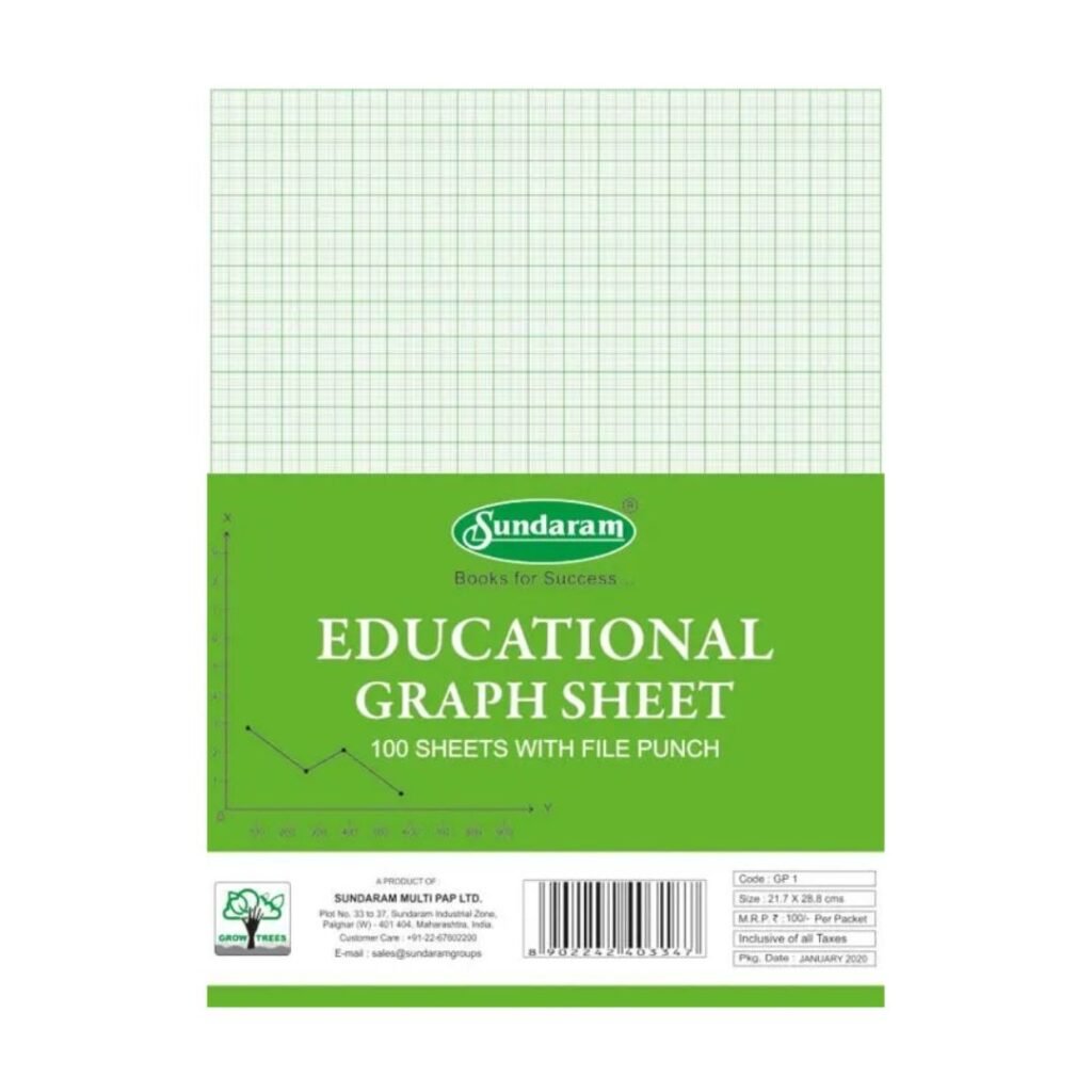 Sundaram Graph Paper – 50 Sheets – Aamantran Stores