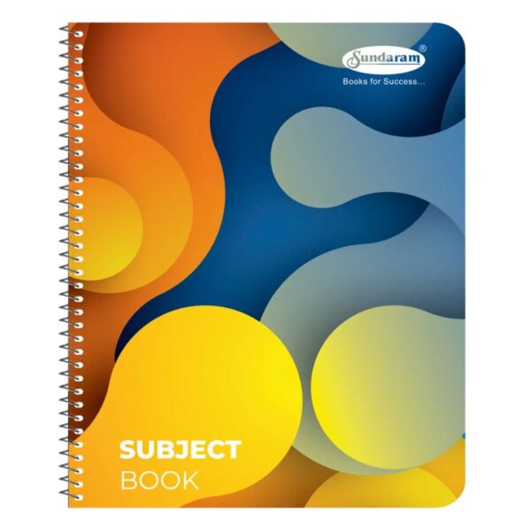 Sundaram A5 Six Subject Spiral Notebook - 300 Pages, Single Line