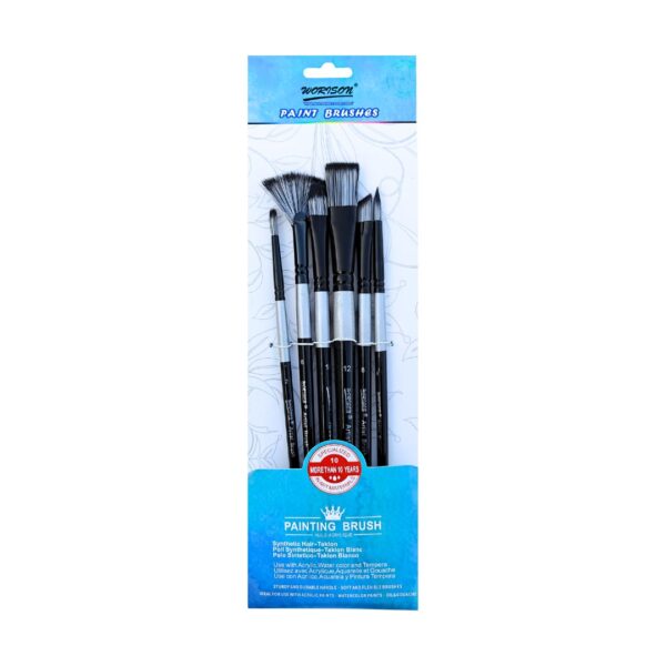 Worison Assorted Painting Brushes – Set of 06