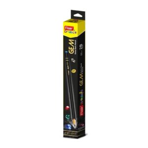 The Pack of 10 Flair Creative Gem Pencils displayed neatly.
