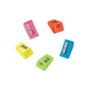 Flair Creative Shell Neon Pencil Sharpener in a bright neon colour.