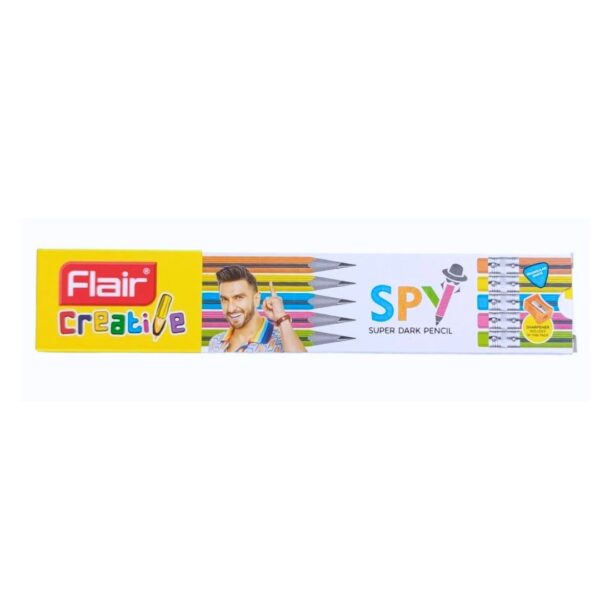 The Flair Creative Spy Pencil - Pack of 10 packaging