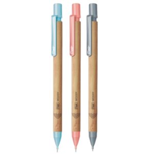 Flair Woody Mechanical Pencil - 0.5mm showcasing its wooden-like texture.