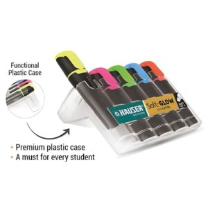 Hauser Soft Glow Hi-Lighter Set of 05 in its premium plastic case.