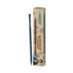 Hauser Woodz Super Dark Premium Pencils pack, showing the 10 pencils, pod eraser, sharpener, and 15cm scale.