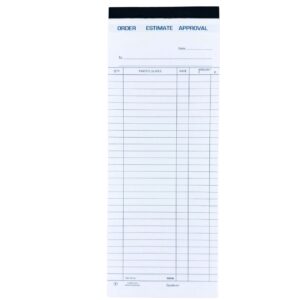 A Neelgagan Estimate Pad (Big) open on a construction site blueprint.