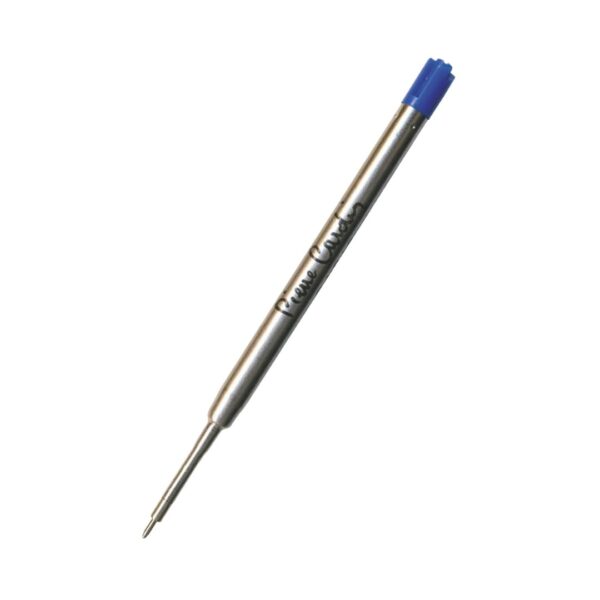 The Pierre Cardin Jumbo Metal Refill - Needle Tip in black and blue ink.