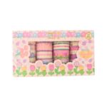 A set of 20 Sunny Day Cute Washi Tapes rolls neatly arranged in their storage box.