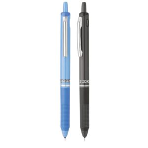A close-up of the Flair Zoox H7 Liquid Ink Pen showing its tip and ergonomic grip.