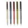 The Flair Zoox Ink-It I9 Fountain Pen with its cap off, showing the nib.