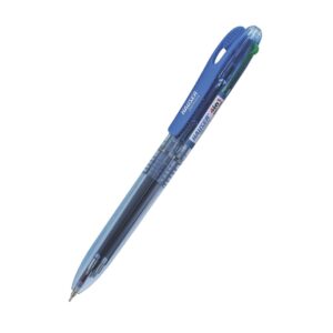 Hauser 4 In 1 Retractable Ball Pen in its box pack, showcasing multiple color buttons.