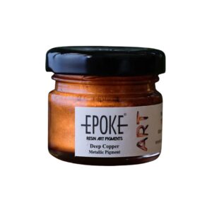 Epoke Deep Copper Metallic Pigment Paste 20gm container.