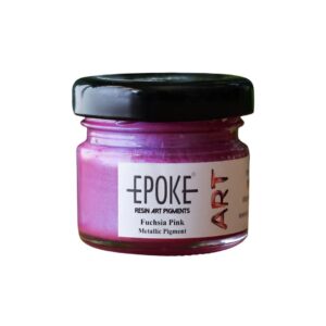 Epoke Fuchsia Pink Metallic Pigment Paste 20gm container.