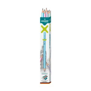 Hauser XO Super Dark Pencils in a tumbler pack.
