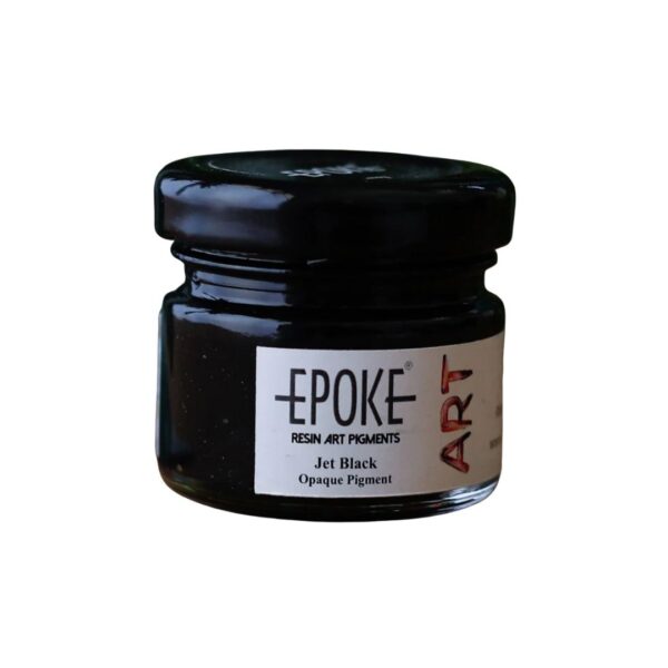 Epoke Jet Black Opaque Pigment Paste 25gm container.